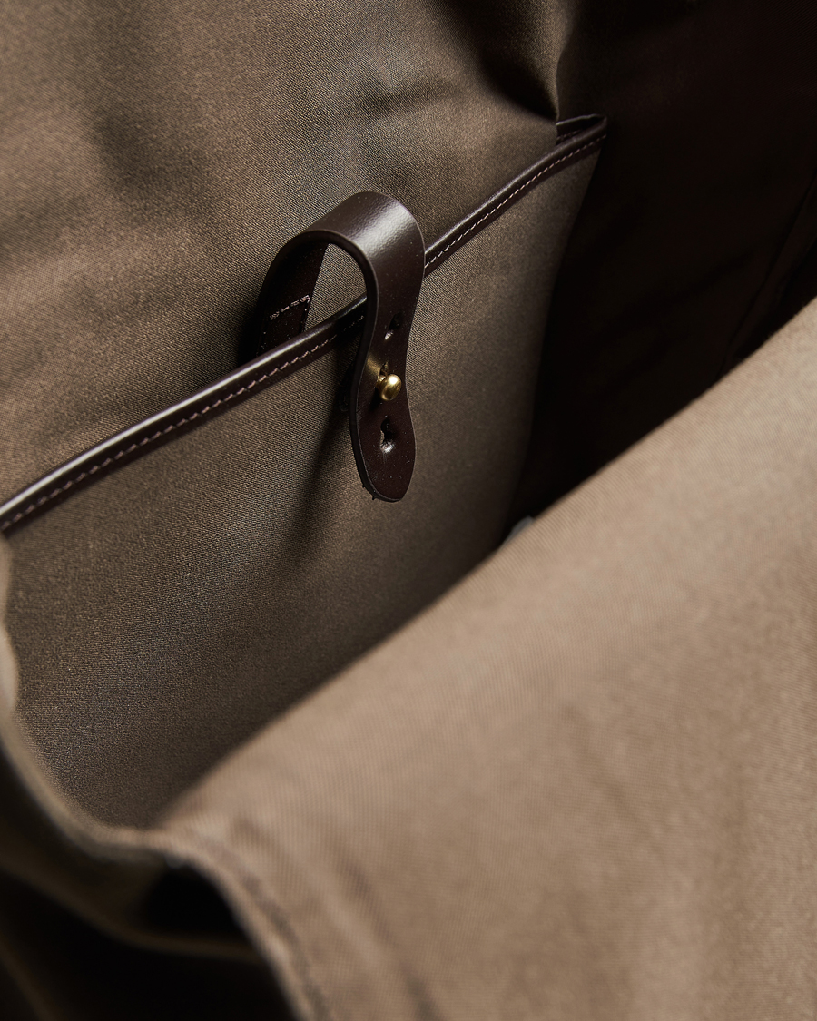 Herre | Vesker | Mismo | M/S Nylon Backpack Army/Dark Brown
