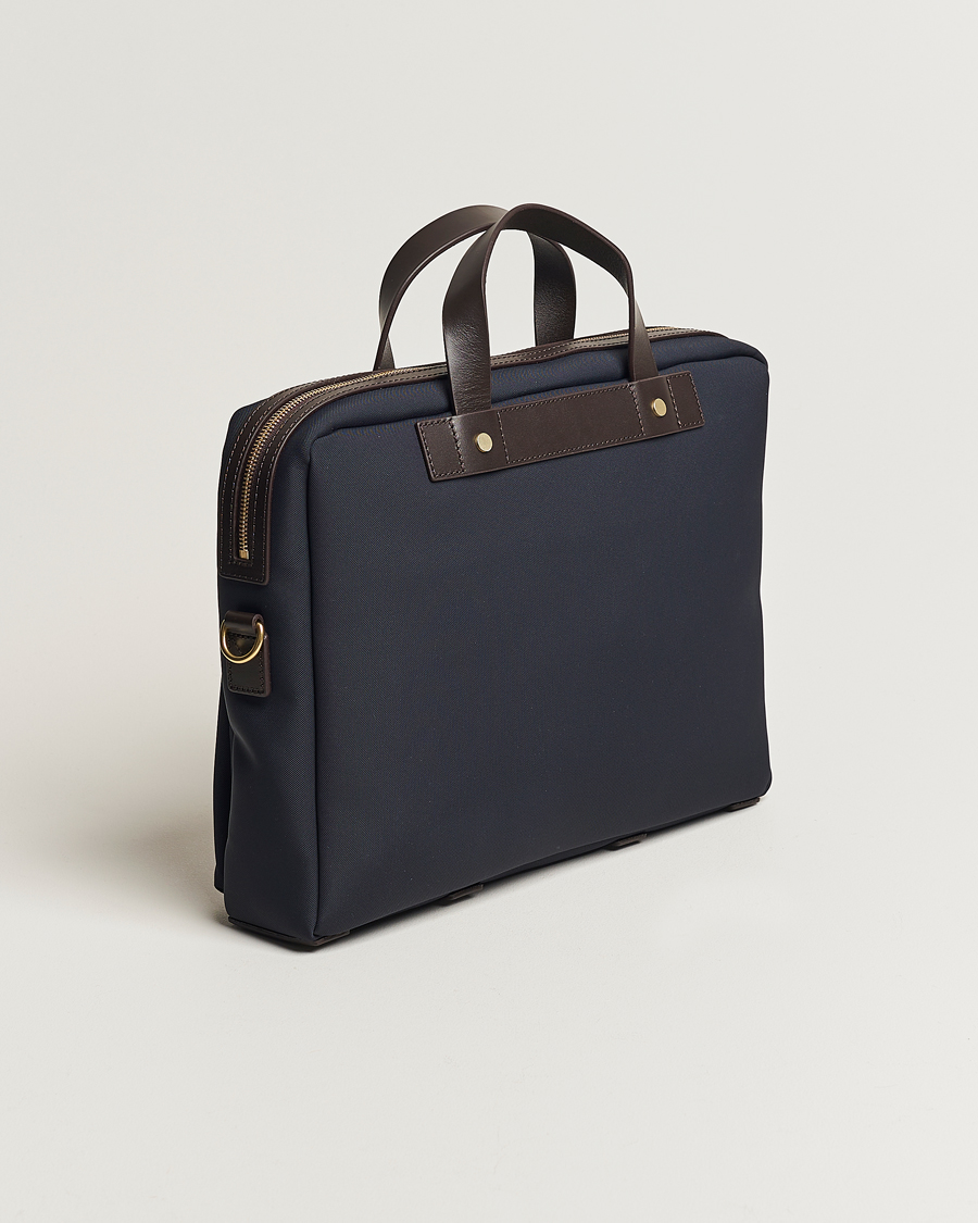 Herre | Vesker | Mismo | M/S Nylon Office Navy/Dark Brown