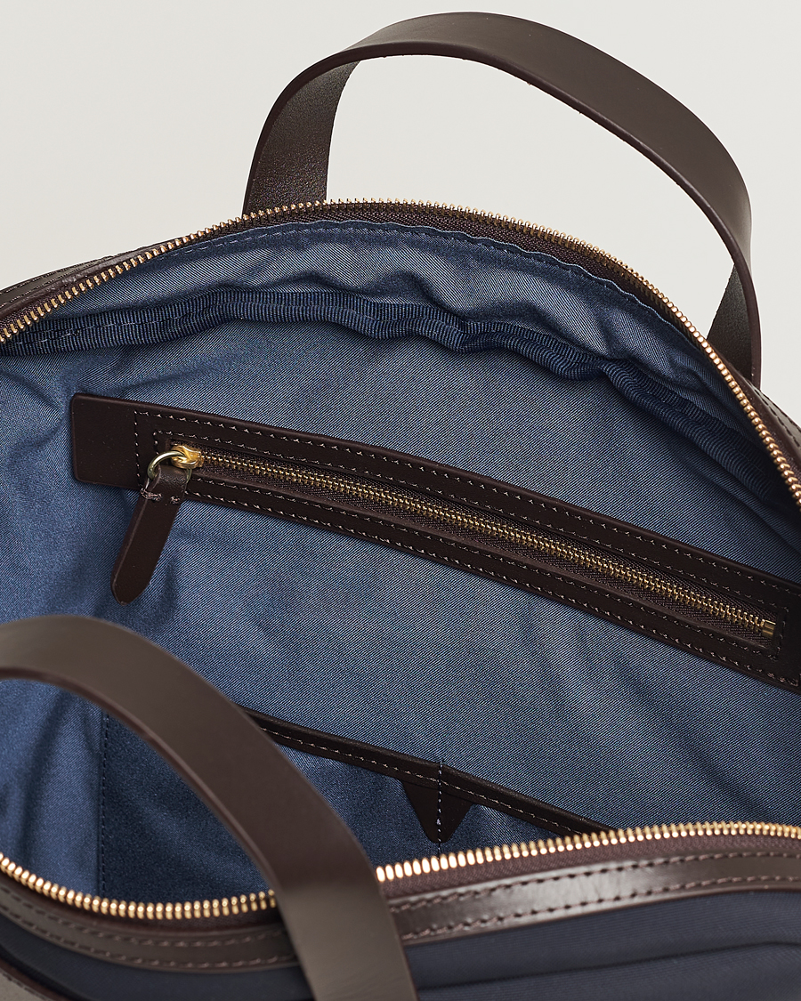 Herre | Vesker | Mismo | M/S Nylon Office Navy/Dark Brown