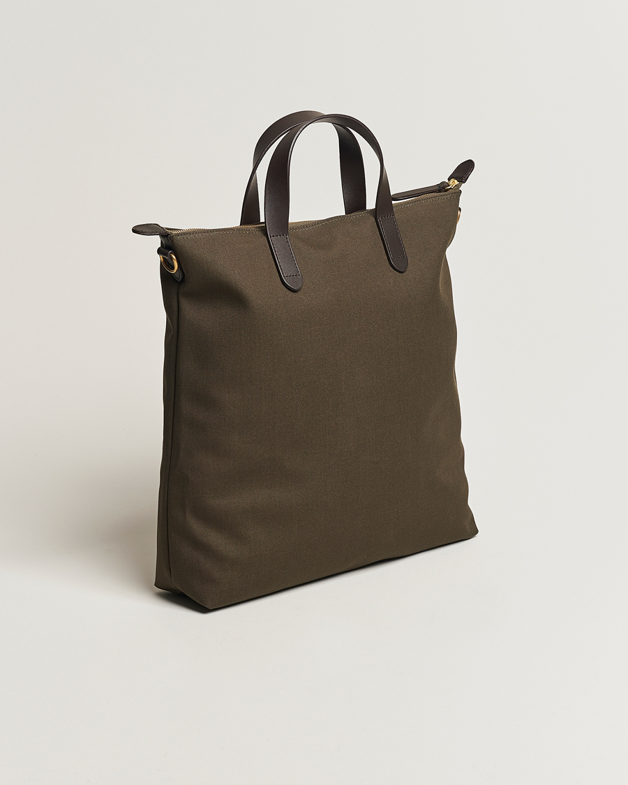 Herre | Vesker | Mismo | M/S Canvas Shopper Army/Dark Brown