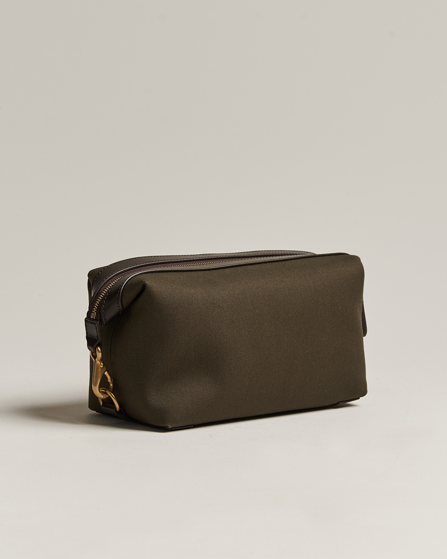 Herre | Toalettmapper | Mismo | M/S Nylon Washbag Army/Dark Brown