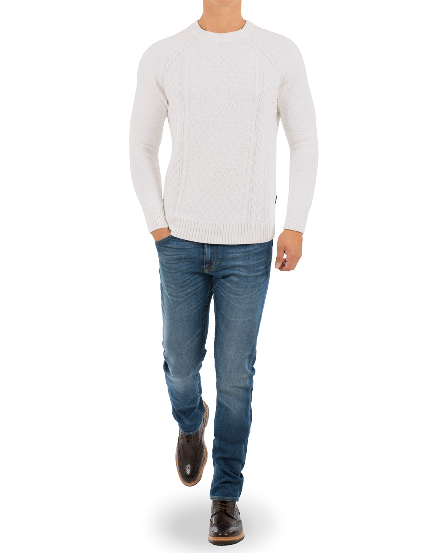 Herre | Gensere | Henri-Lloyd | Henri Lloyd Kents Regular Crew Neck Knit White