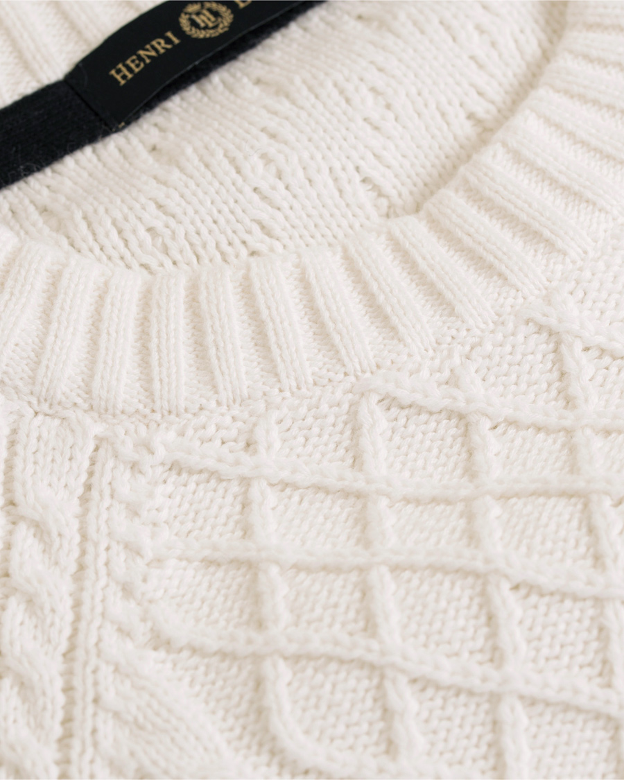 Herre | Gensere | Henri-Lloyd | Henri Lloyd Kents Regular Crew Neck Knit White