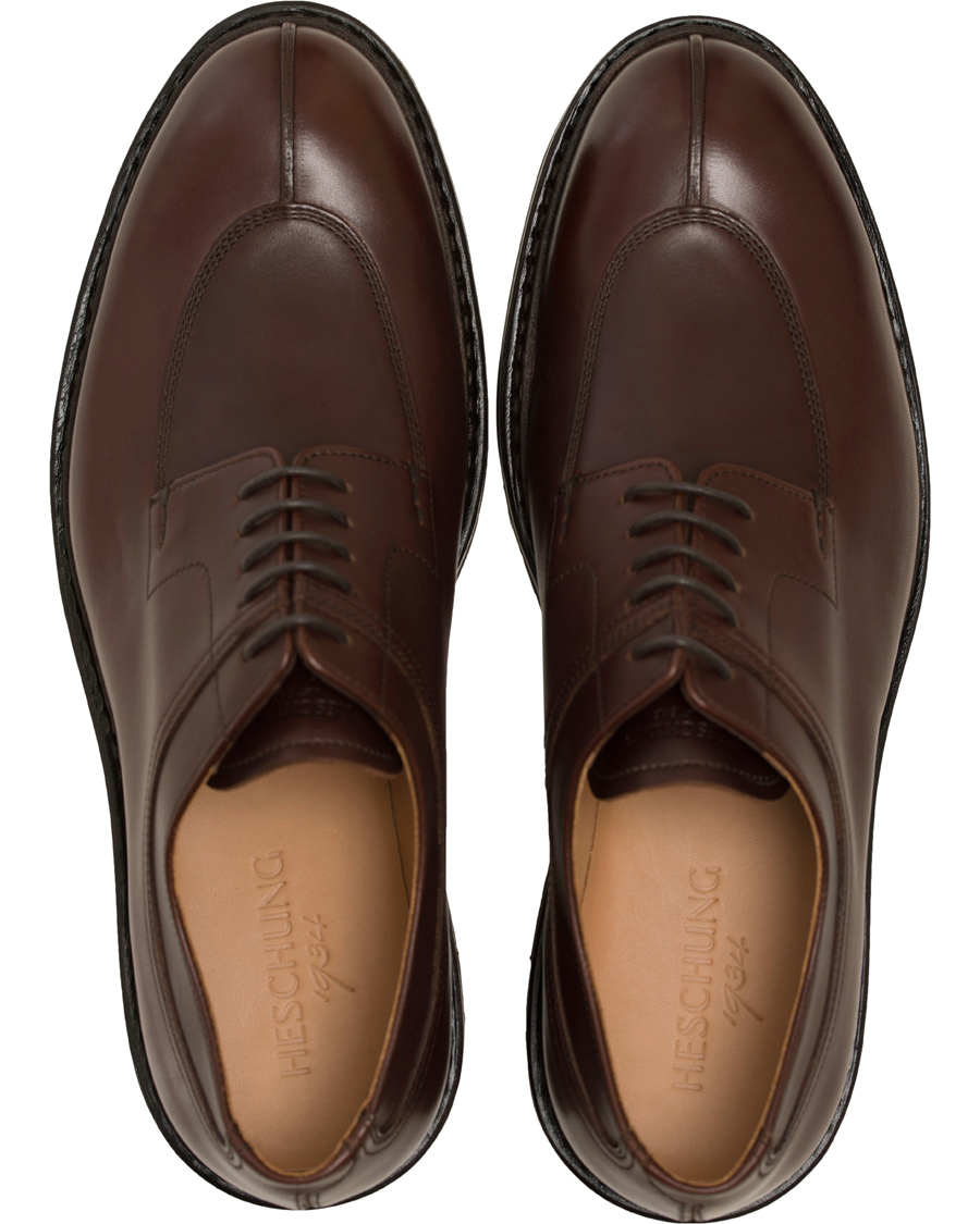 Herre | Heschung Catalpa Split Toe Derby Chestnut Calf | Heschung | Catalpa Split Toe Derby Chestnut Calf