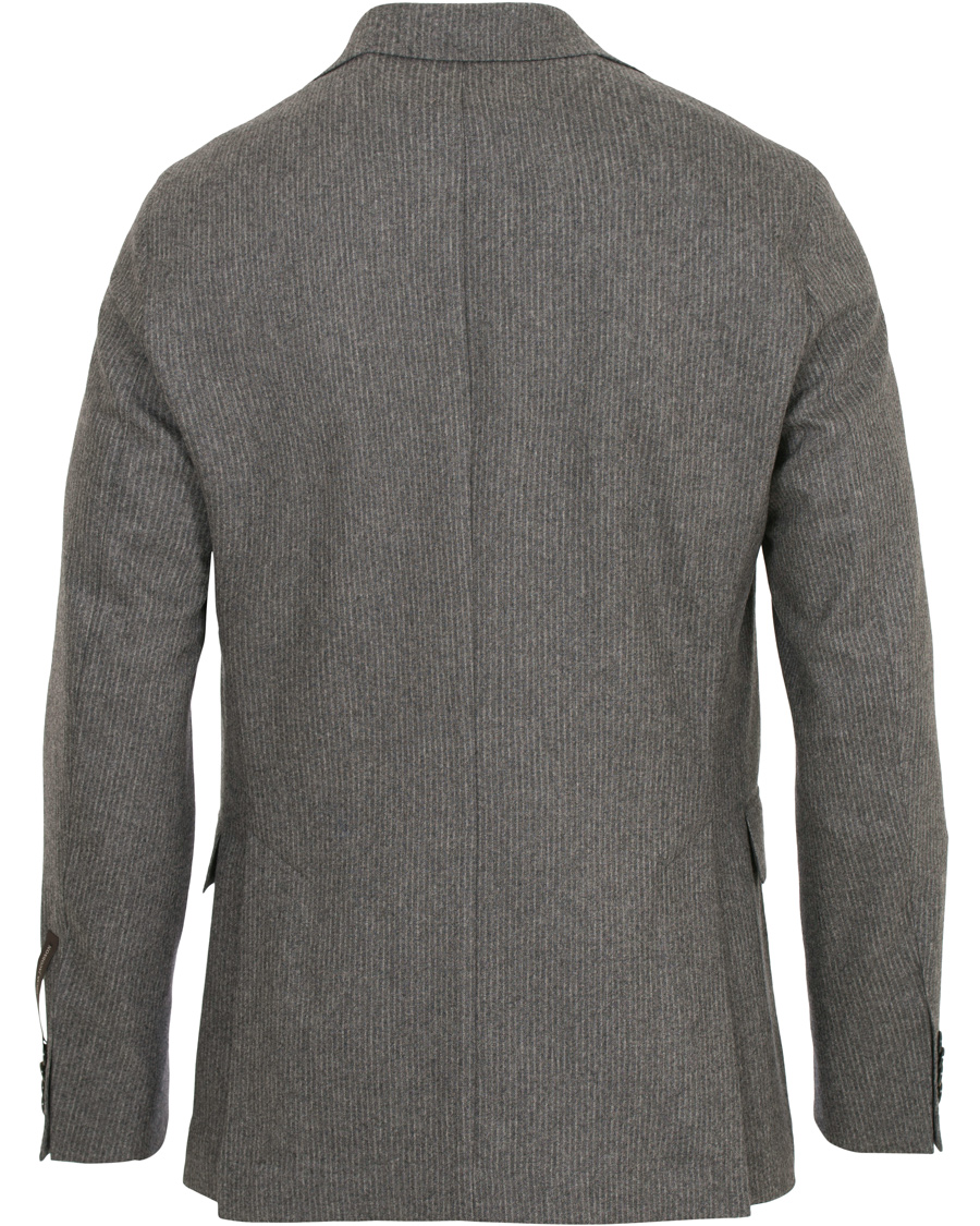 Herre | Dresser | Oscar Jacobson | Egel Wool Pinstripe Suit Light Grey