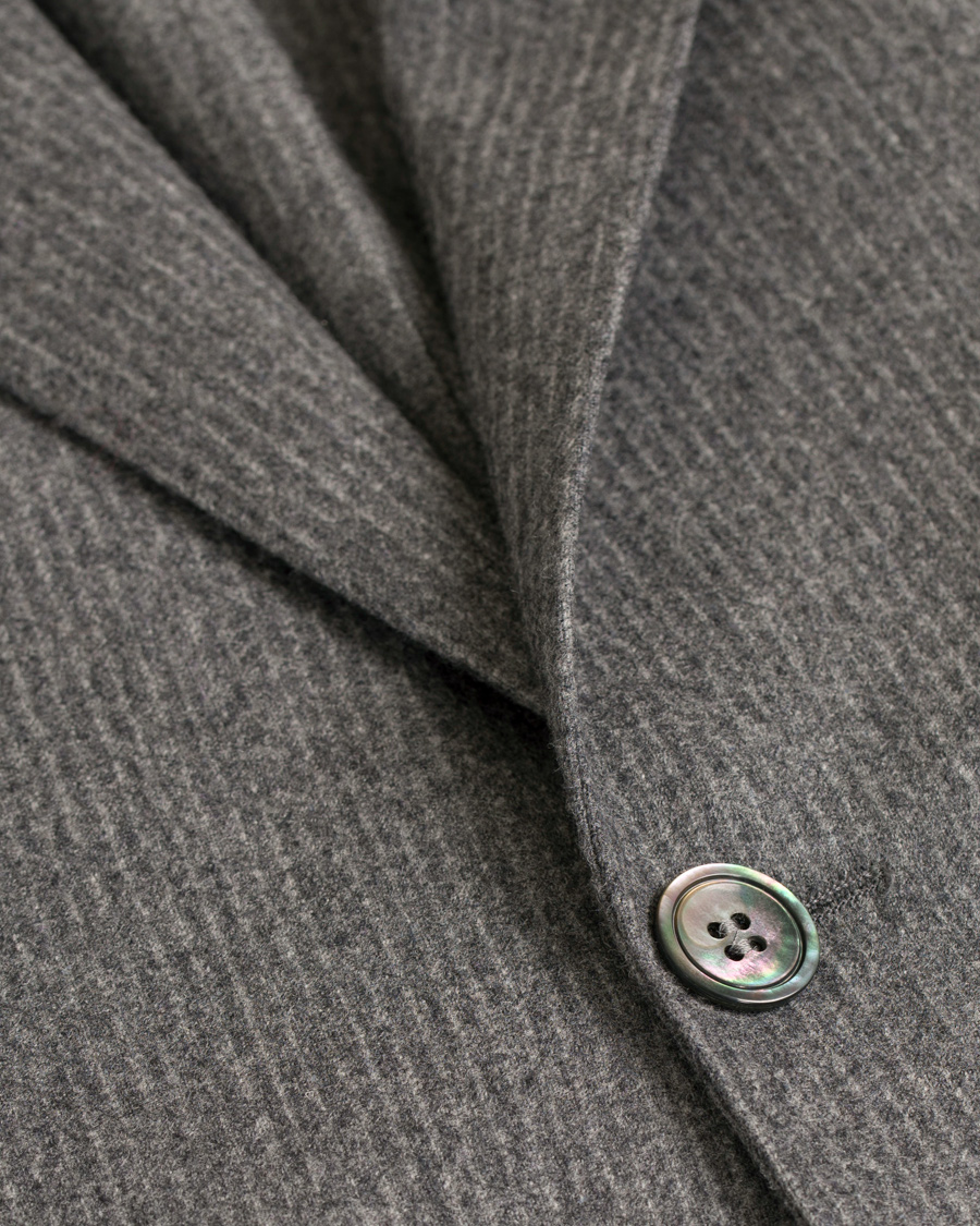 Herre | Dresser | Oscar Jacobson | Egel Wool Pinstripe Suit Light Grey
