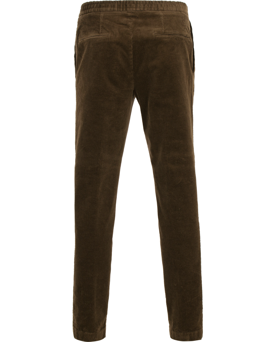Herre | Bukser | Oscar Jacobson | Denver Single Pleated Trousers Brown