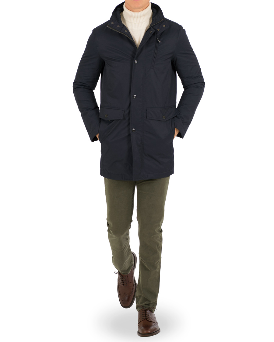 Herre | Jakker | Oscar Jacobson | Danton Water Repellent Jacket Navy