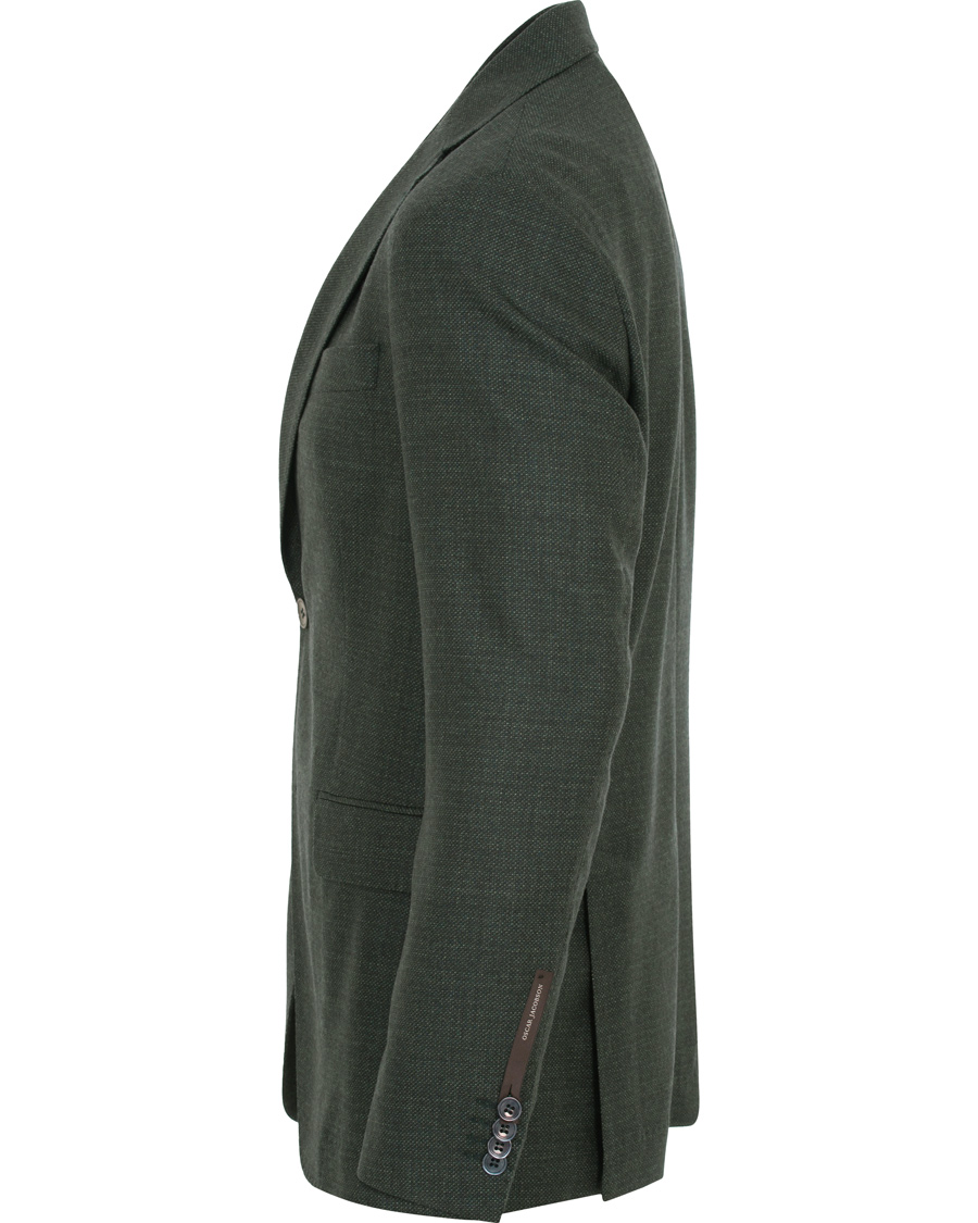 Herre | Dressjakker | Oscar Jacobson | Egel Wool Blazer Green