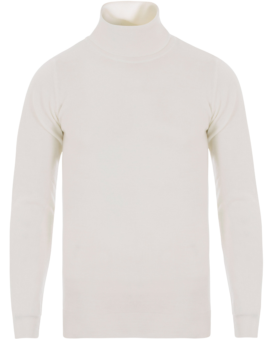 Herre | Gensere | Oscar Jacobson | Cole Extra Fine Merino Polo White