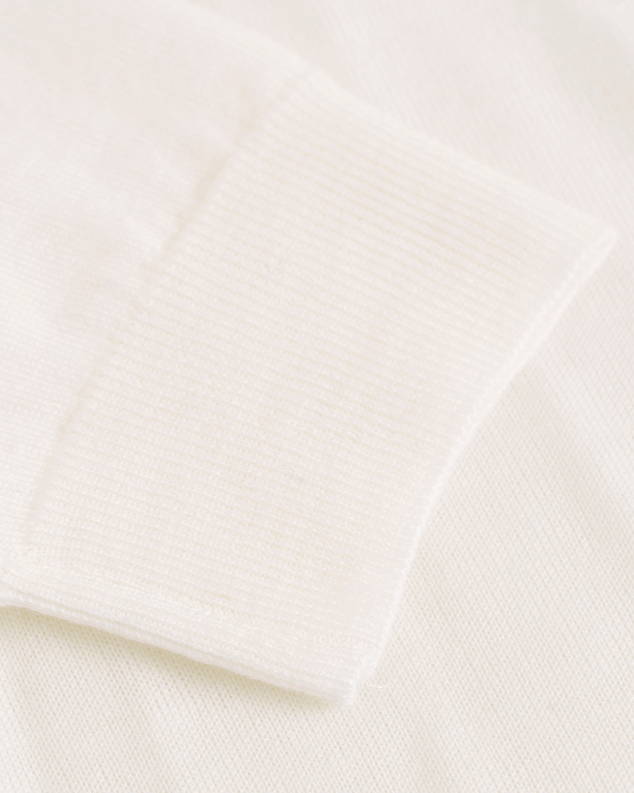Herre | Gensere | Oscar Jacobson | Cole Extra Fine Merino Polo White