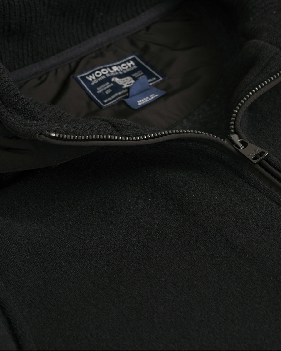 Herre | Gensere | Woolrich | Catskill Wool Hoodie Black