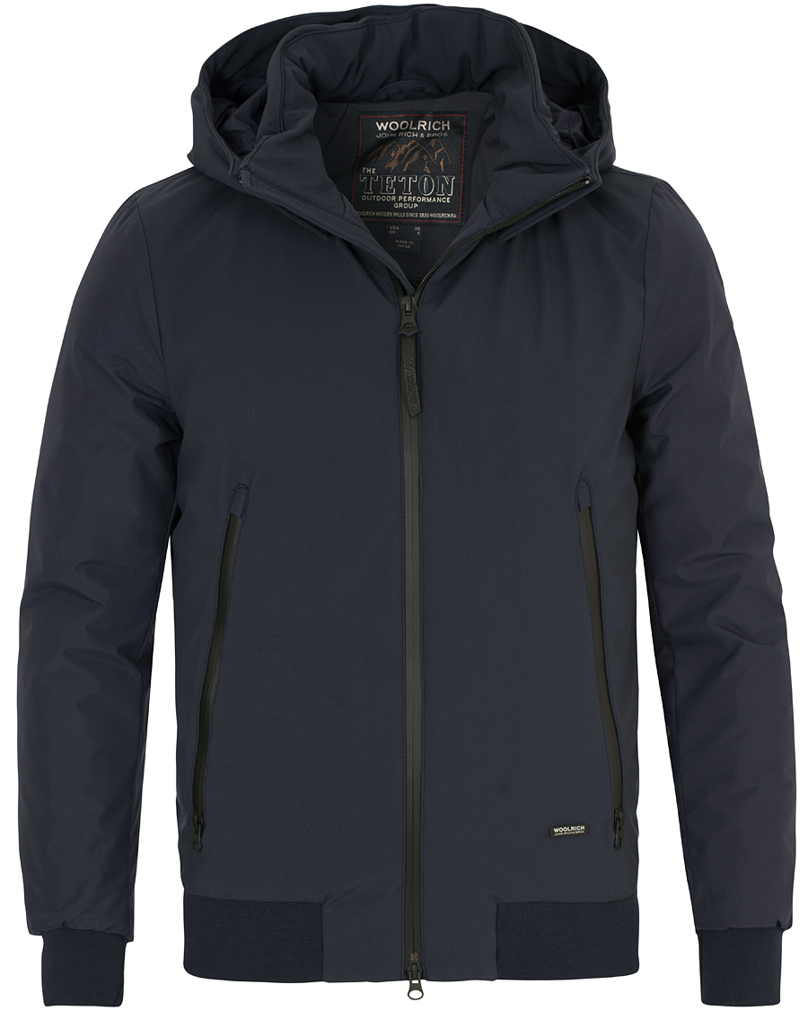 Herre | Jakker | Woolrich | Comfort Rain Jacket Navy