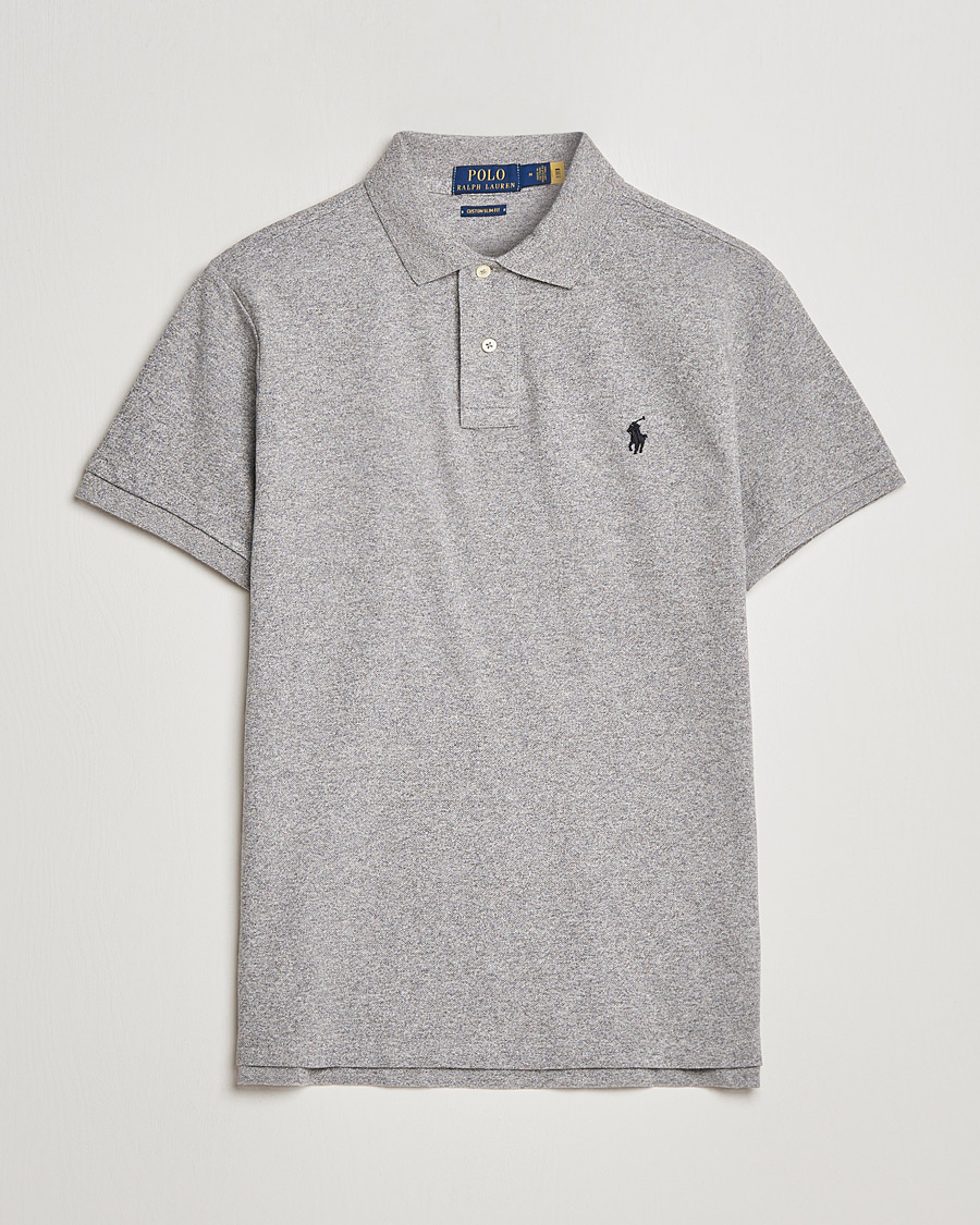 Herre | Pikéer | Polo Ralph Lauren | Custom Slim Fit Polo Canterbury Heather