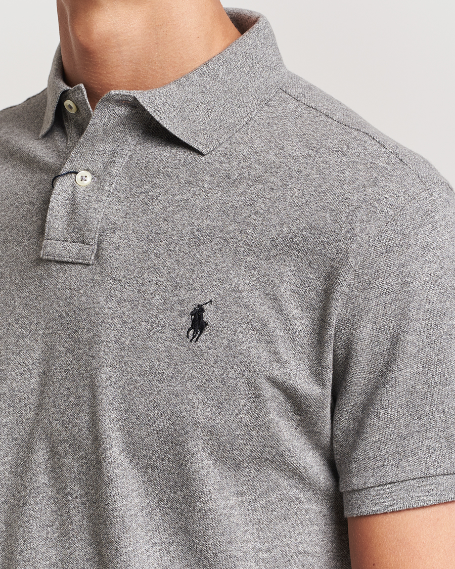 Herre | Pikéer | Polo Ralph Lauren | Custom Slim Fit Polo Canterbury Heather