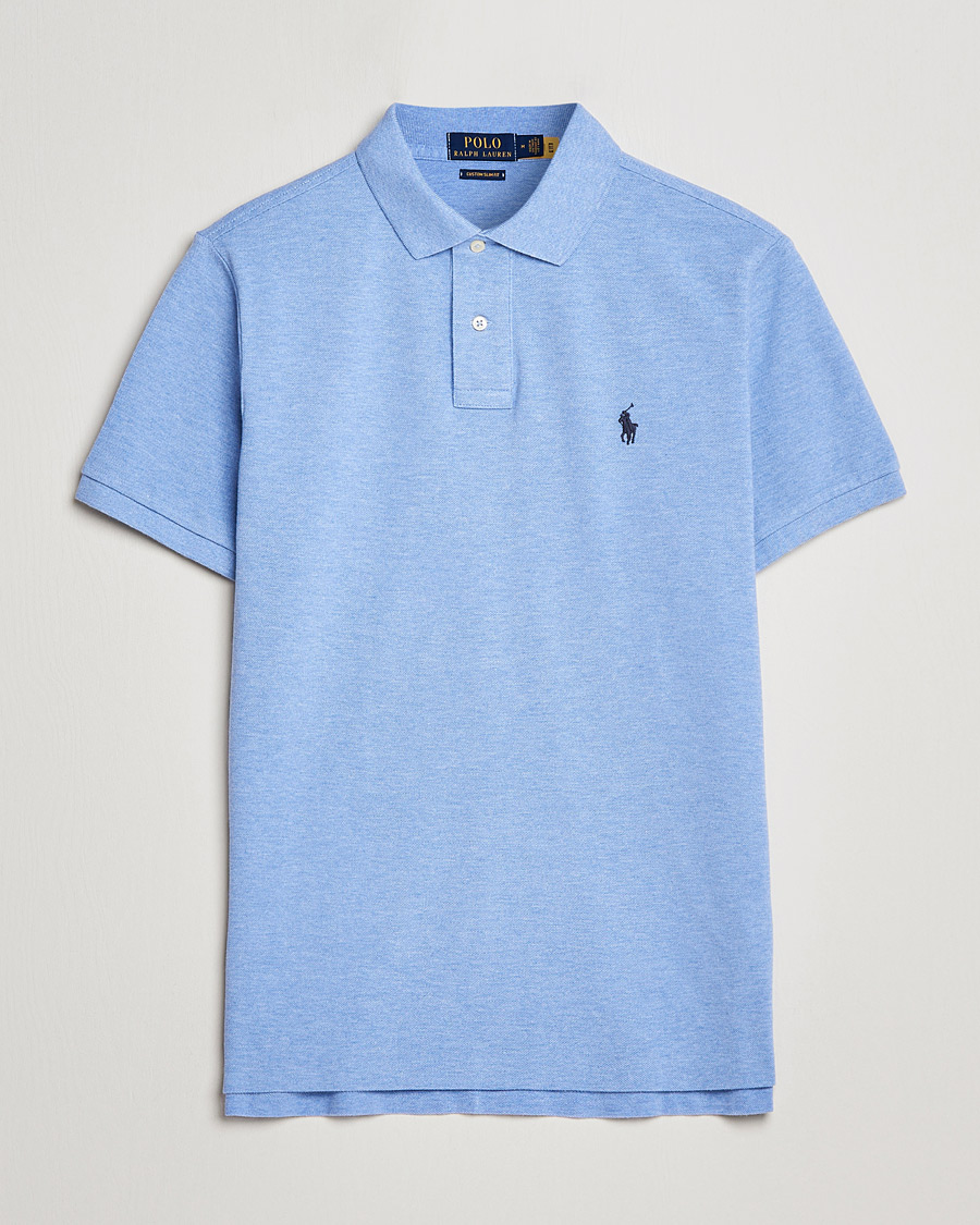 Herre | Pikéer | Polo Ralph Lauren | Custom Slim Fit Polo Isle Heather