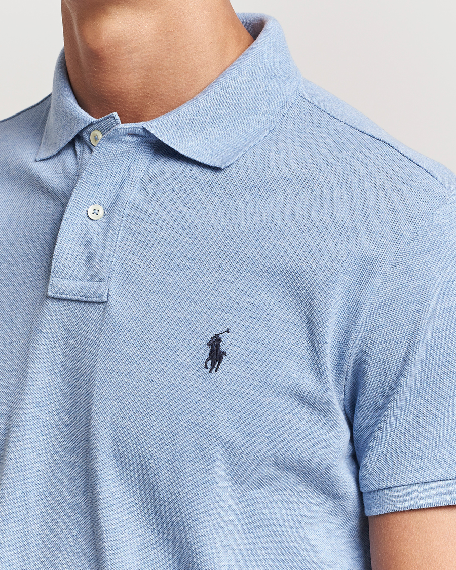 Herre | Pikéer | Polo Ralph Lauren | Custom Slim Fit Polo Isle Heather