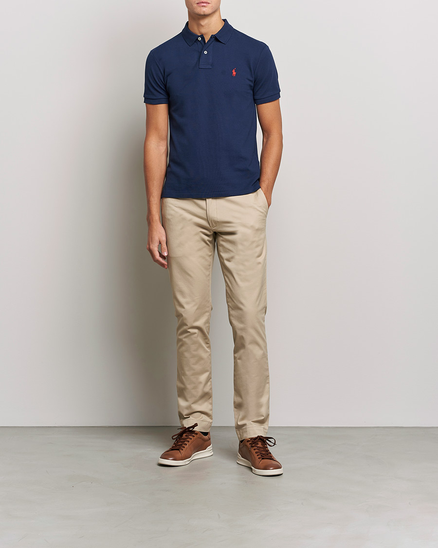 Herre | Pikéer | Polo Ralph Lauren | Slim Fit Polo Newport Navy