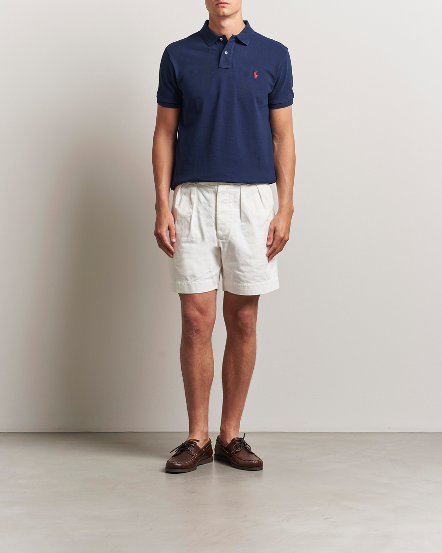 Herre | Pikéer | Polo Ralph Lauren | Slim Fit Polo Newport Navy