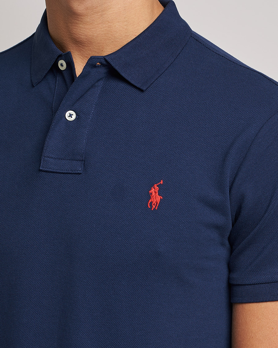 Herre | Pikéer | Polo Ralph Lauren | Slim Fit Polo Newport Navy