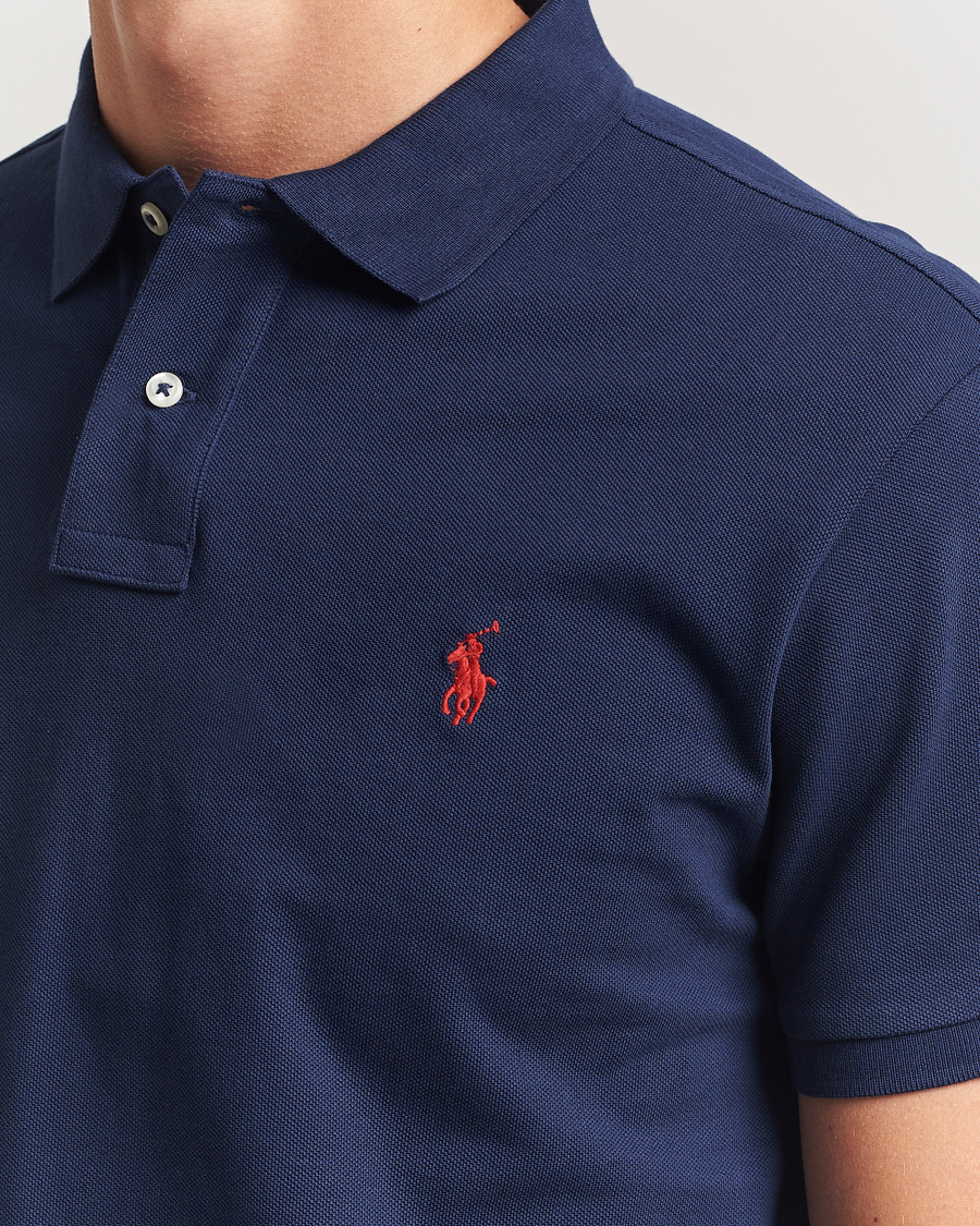 Herre | Pikéer | Polo Ralph Lauren | Slim Fit Polo Newport Navy