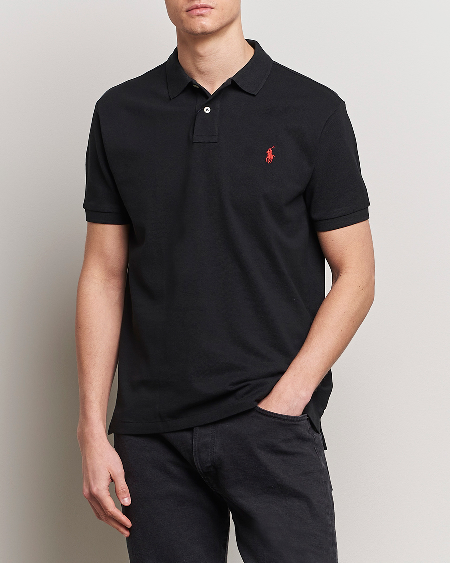 Herre | The Classics of Tomorrow | Polo Ralph Lauren | Slim Fit Polo Polo Black