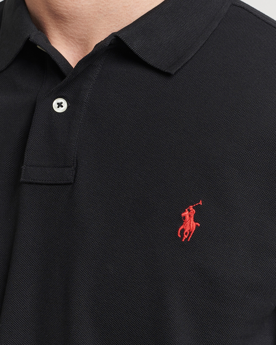 Herre | Pikéer | Polo Ralph Lauren | Slim Fit Polo Polo Black