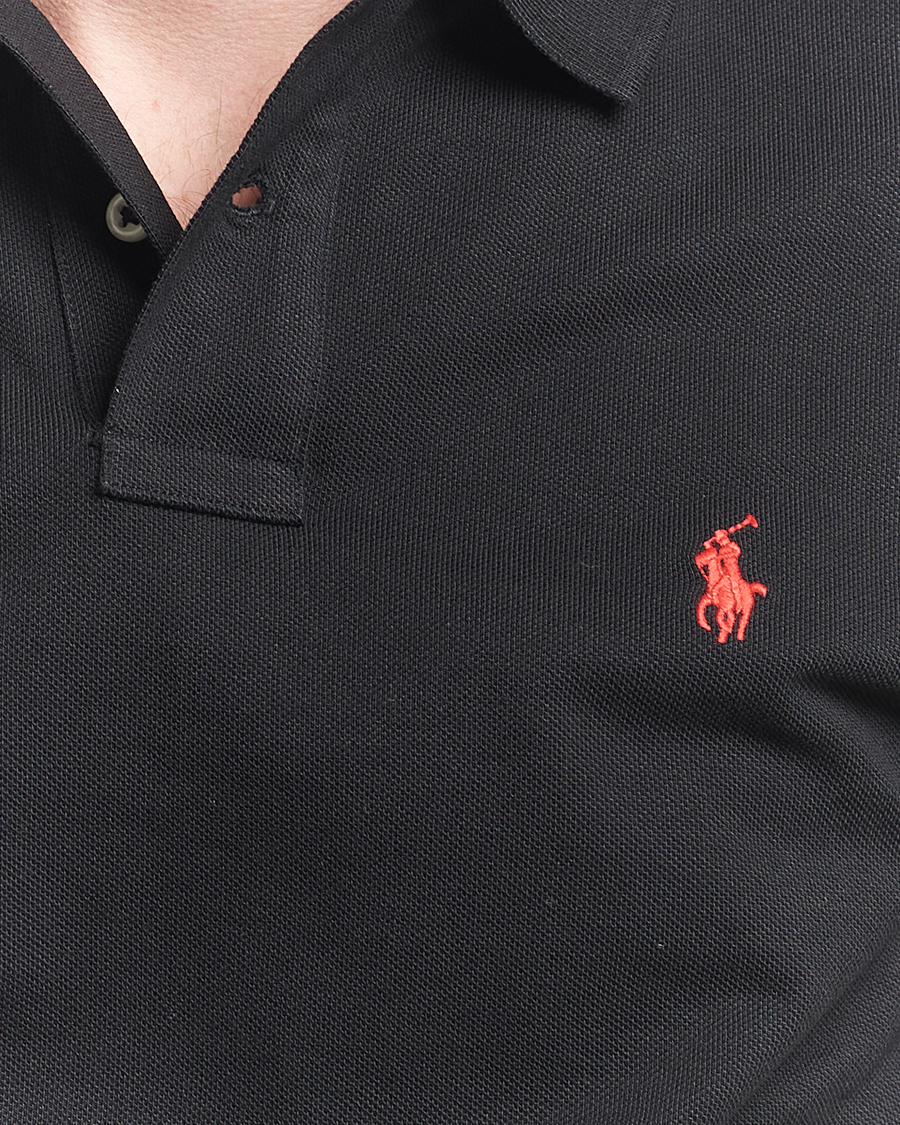 Herre | Pikéer | Polo Ralph Lauren | Slim Fit Polo Polo Black