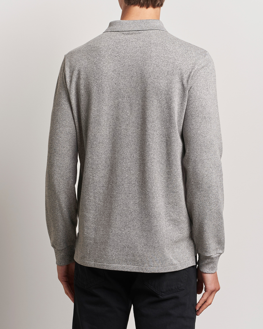 Herre | Pikéer | Polo Ralph Lauren | Custom Slim Fit Long Sleeve Polo Canterbury Heather