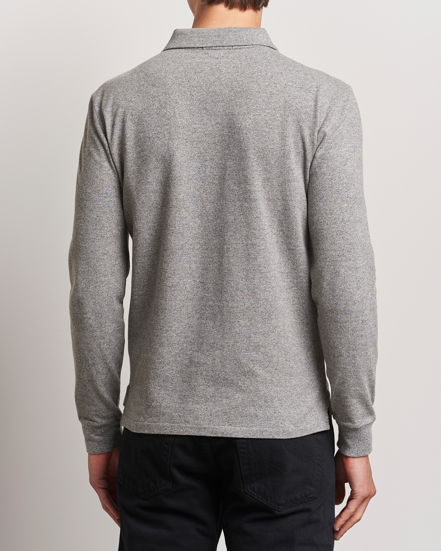 Herre | Pikéer | Polo Ralph Lauren | Slim Fit Long Sleeve Polo Canterbury Heather