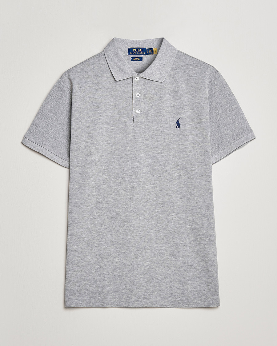 Herre | Pikéer | Polo Ralph Lauren | Slim Fit Stretch Polo Andover Heather