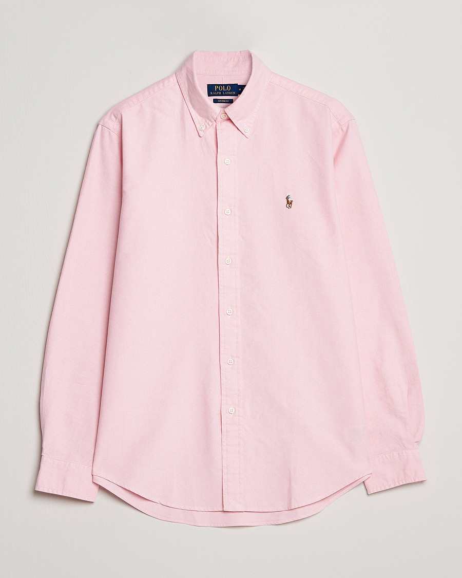 Herre | Skjorter | Polo Ralph Lauren | Custom Fit Oxford Shirt Pink