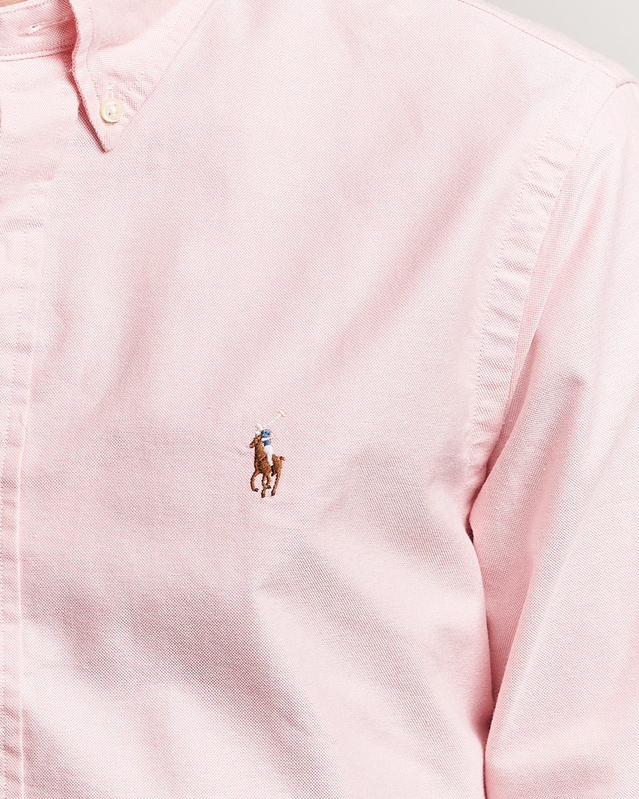 Herre | Skjorter | Polo Ralph Lauren | Custom Fit Oxford Shirt Pink