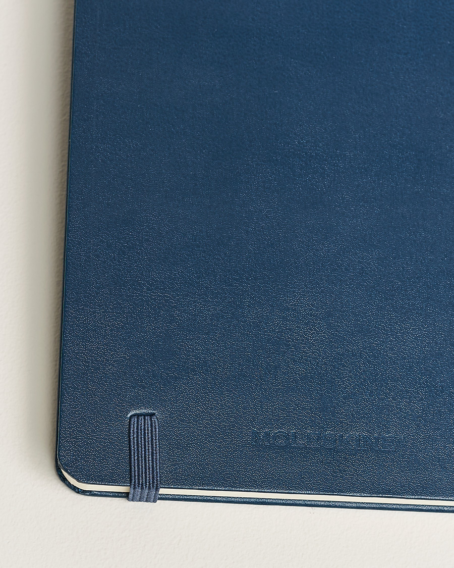 Herre | Notatbøker | Moleskine | Ruled Hard Notebook Large Sapphire Blue