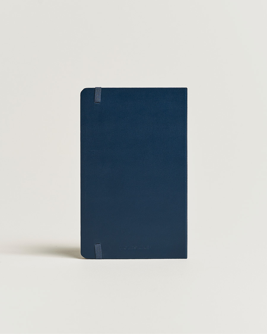 Herre | Notatbøker | Moleskine | Ruled Hard Notebook Large Sapphire Blue