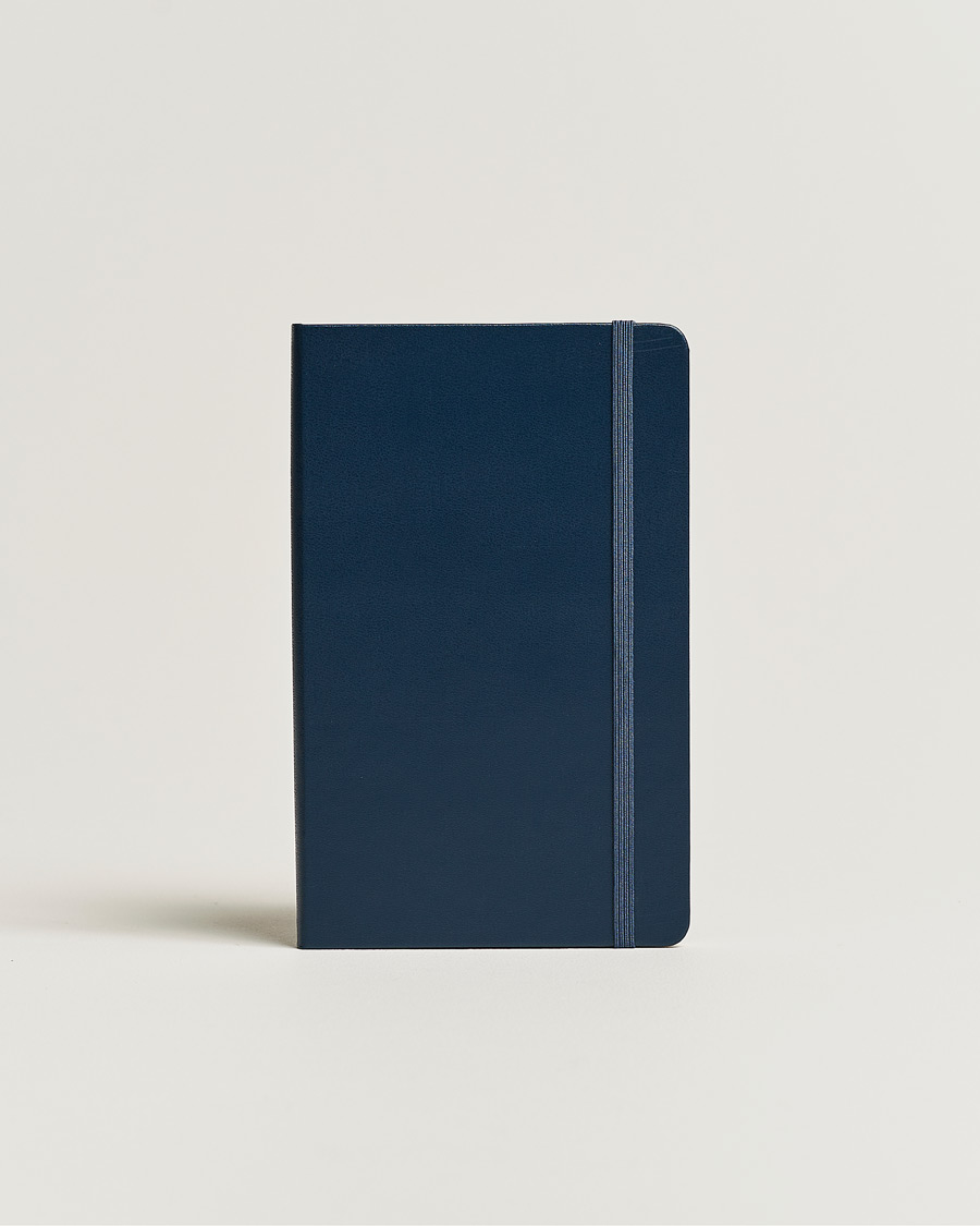 Herre |  | Moleskine | Plain Hard Notebook Large Sapphire Blue