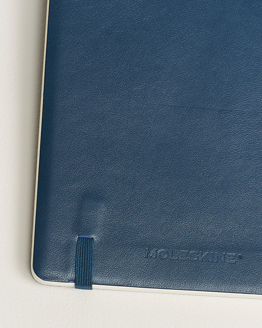 Herre | Notatbøker | Moleskine | Ruled Soft Notebook Large Sapphire Blue