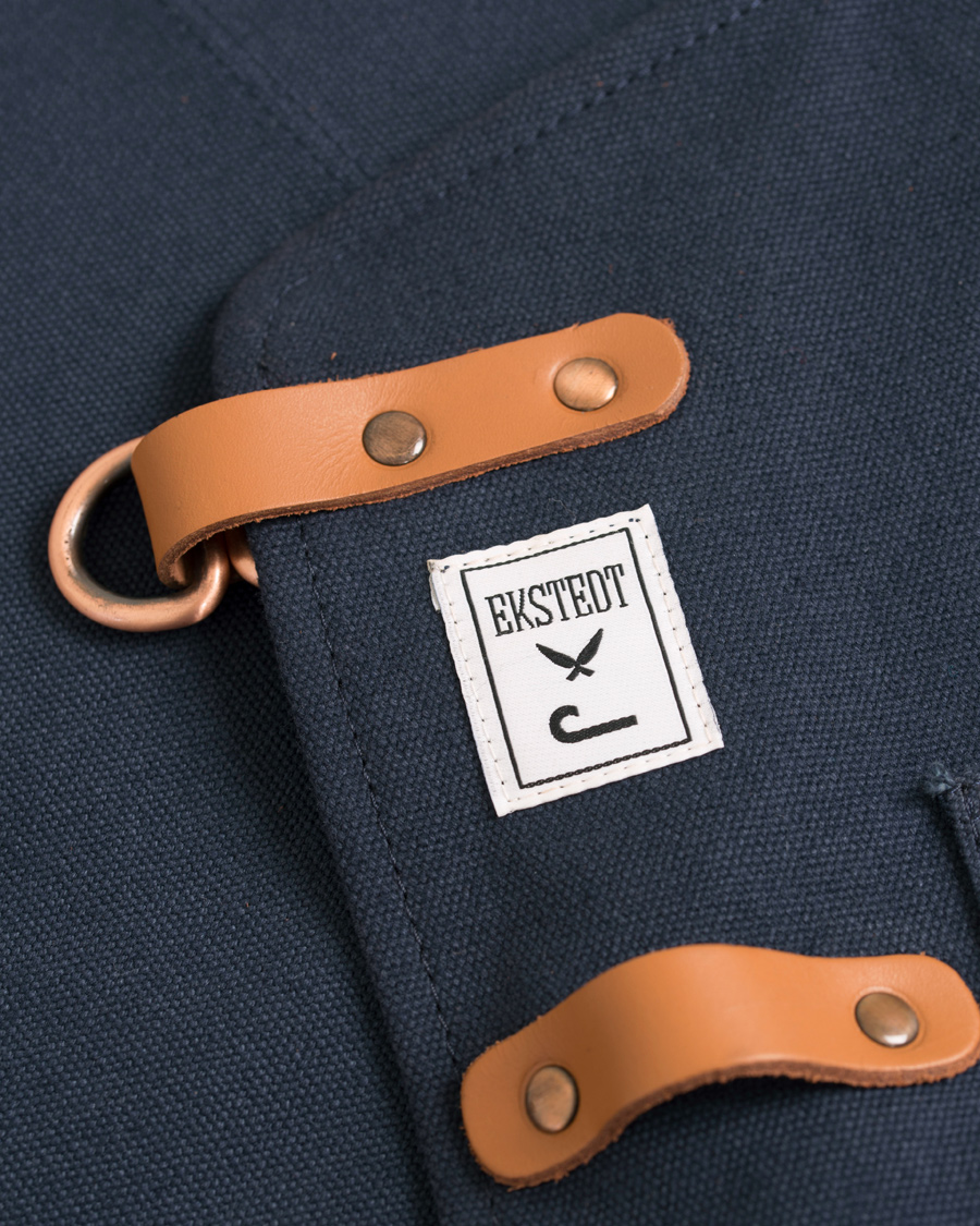 Herre | Sandqvist Ekstedt Cotton Apron Blue | Sandqvist | Ekstedt Cotton Apron Blue
