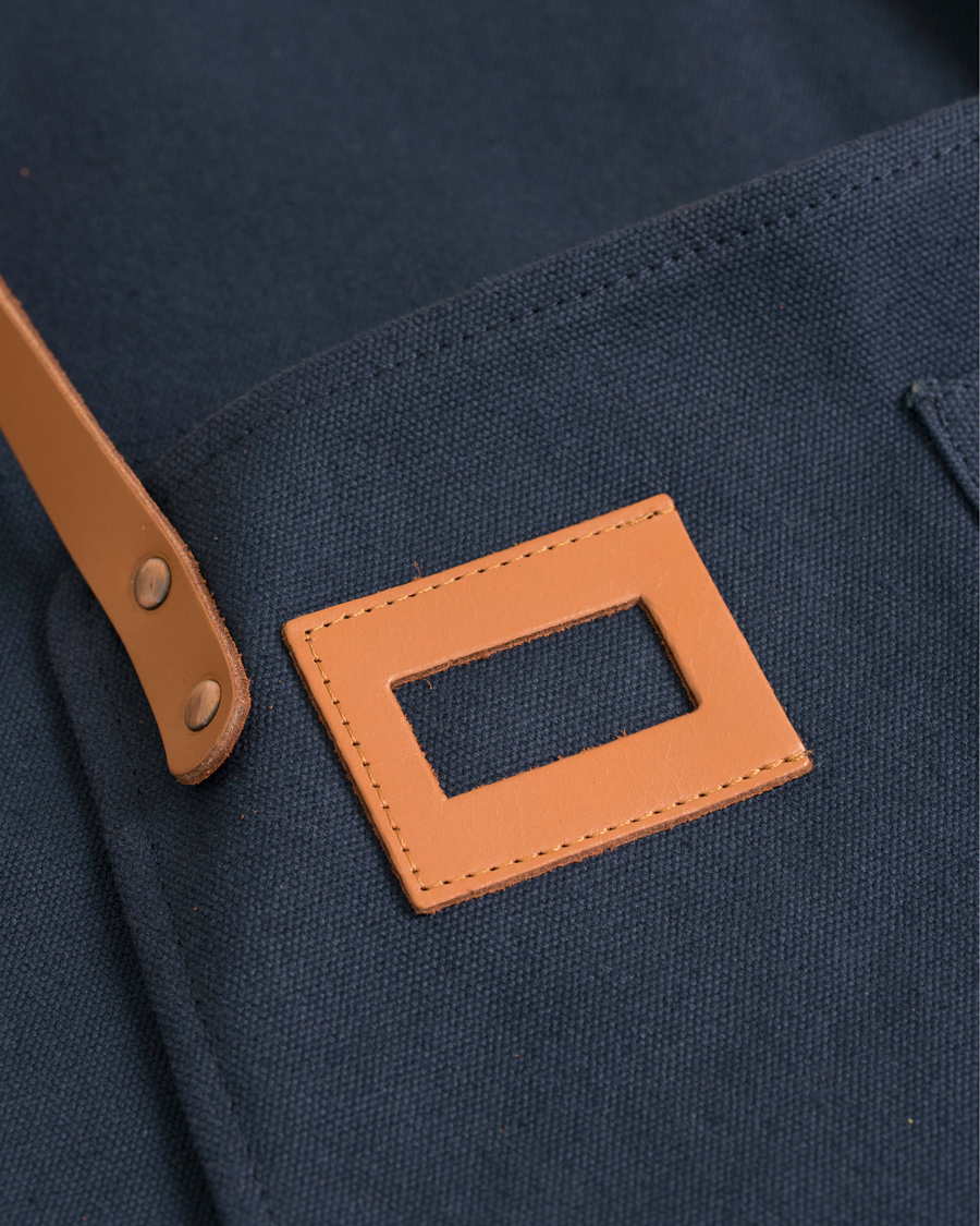 Herre | Sandqvist Ekstedt Cotton Apron Blue | Sandqvist | Ekstedt Cotton Apron Blue