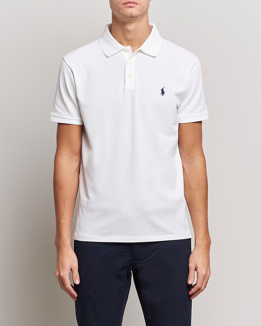 Herre | Polo Ralph Lauren | Polo Ralph Lauren | Slim Fit Stretch Polo White