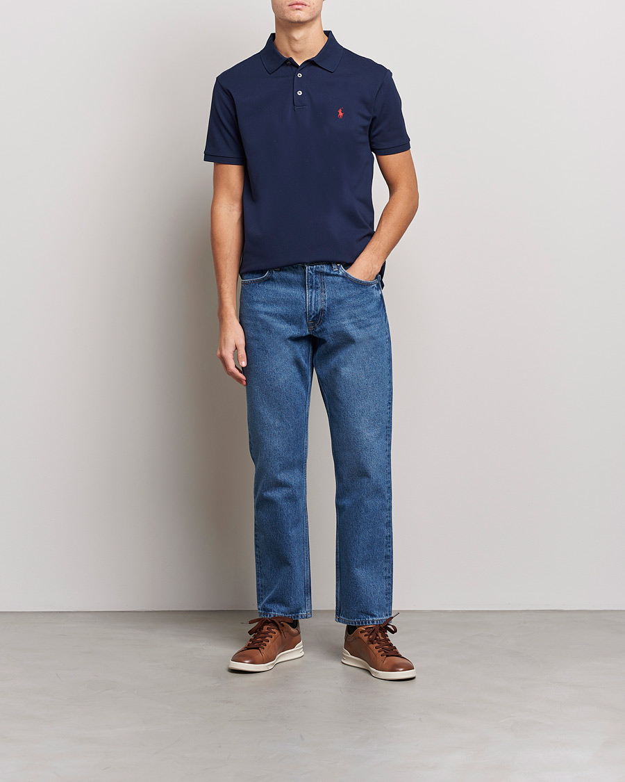 Herre |  | Polo Ralph Lauren | Slim Fit Stretch Polo Navy