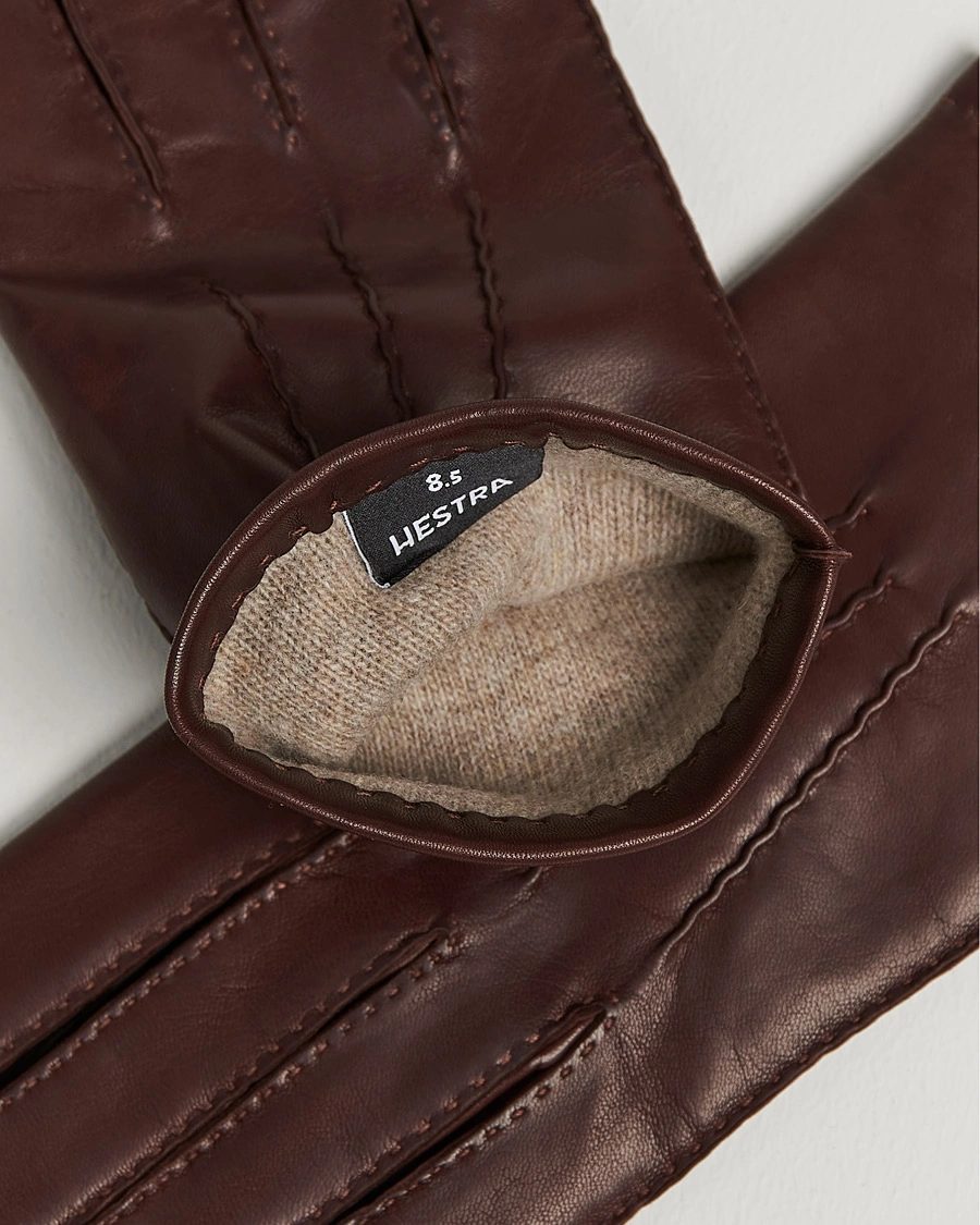 Herre | Wardrobe basics | Hestra | Edward Wool Liner Glove Chestnut