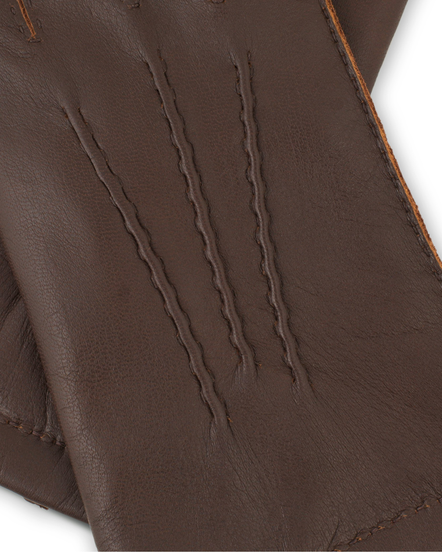 Herre | Hestra Elk Handsewn Cashmere Lined Glove Espresso Brown | Hestra | Elk Handsewn Cashmere Lined Glove Espresso Brown