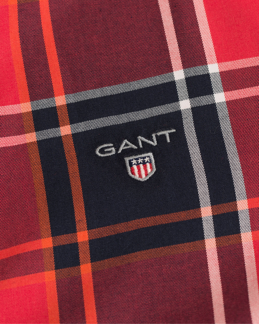 Herre | Skjorter | GANT | Regular Fit Tech Prep Twill Big Check Shirt Red
