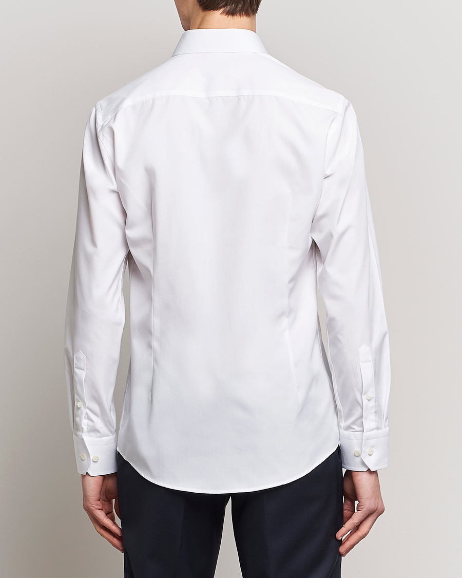 Herre | Skjorter | Eton | Slim Fit Poplin Shirt White