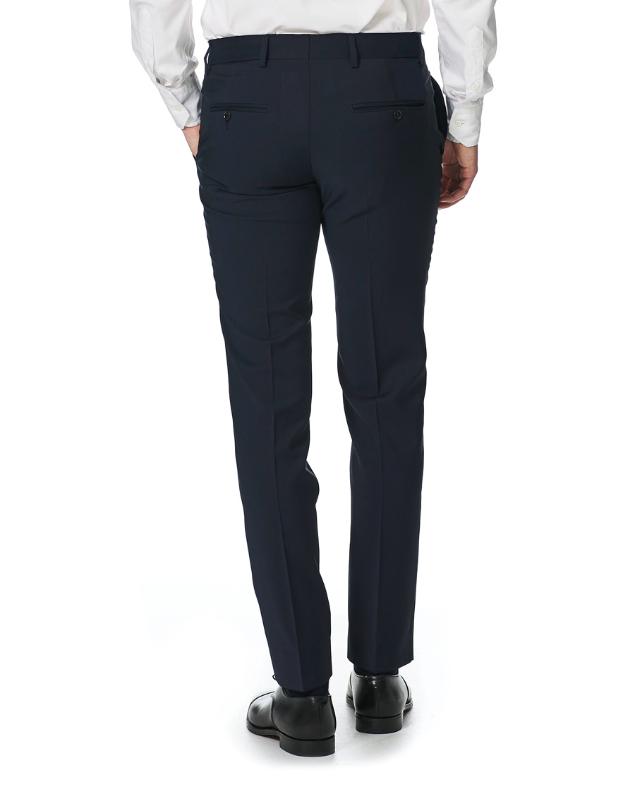 Herre | Bukser | J.Lindeberg | Paulie Comfort Wool Trousers Navy