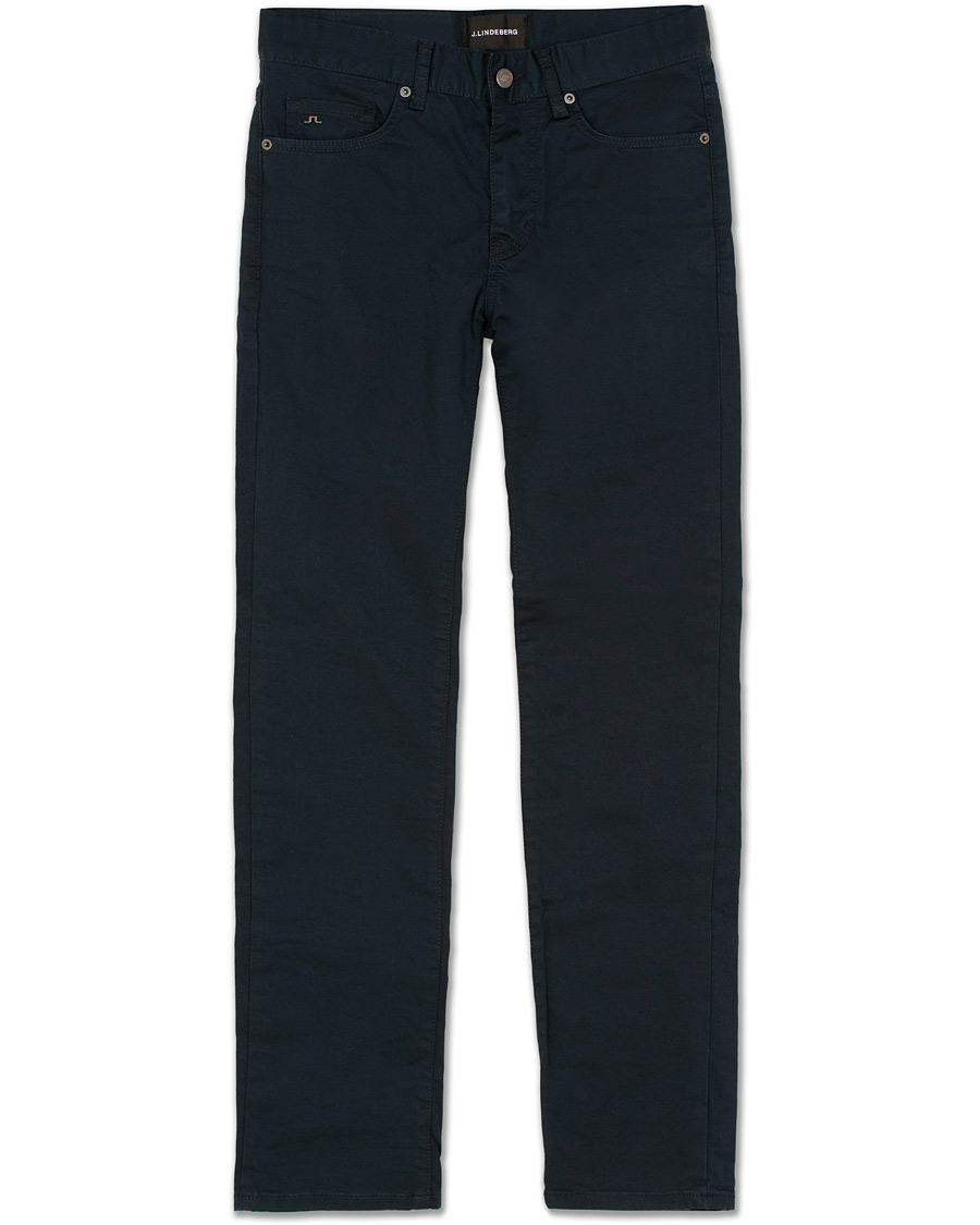 Herre | Jeans | J.Lindeberg | Jay Satin Stretch Jeans Navy