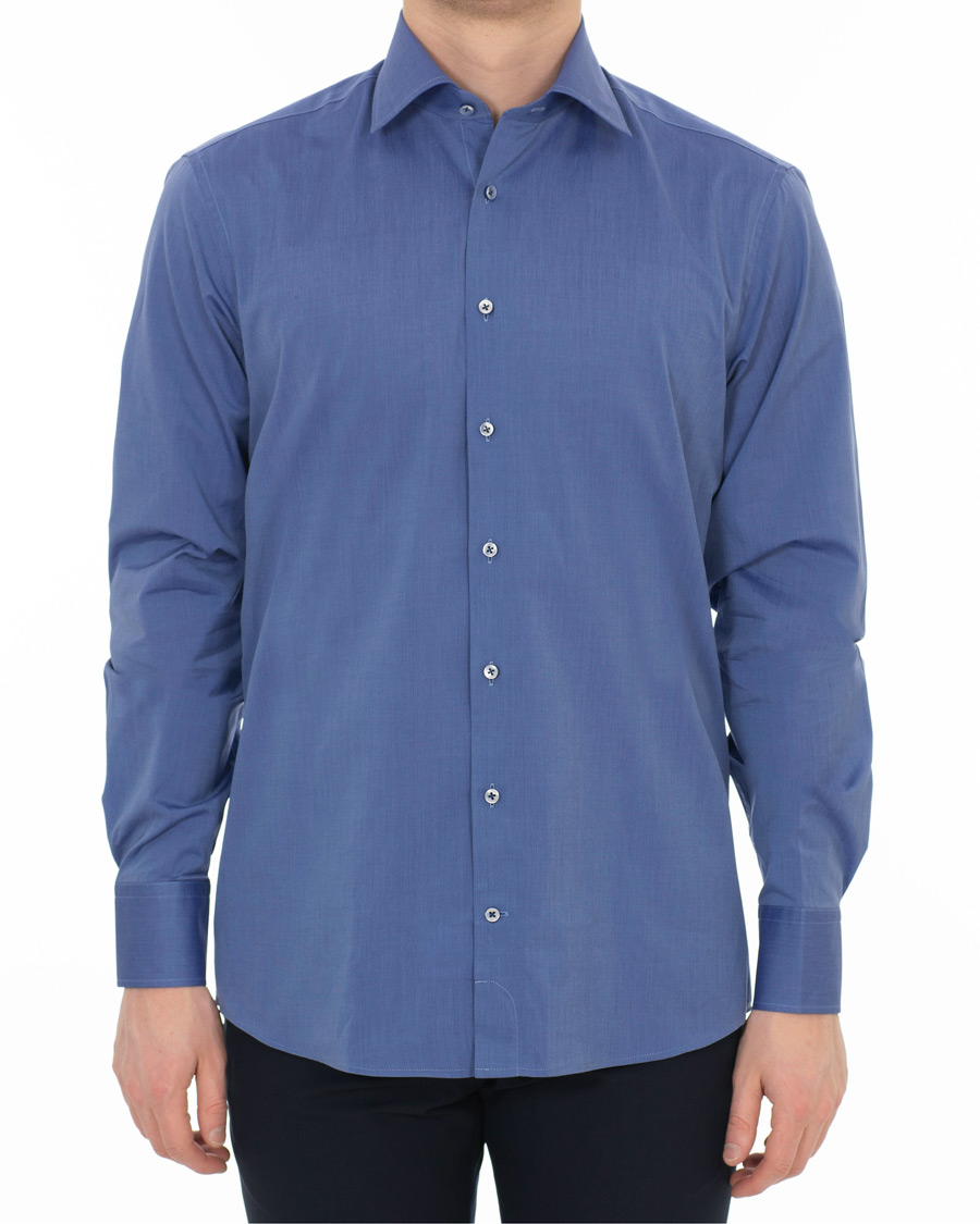 Herre | Skjorter | Stenströms | Fitted Body Shirt Navy
