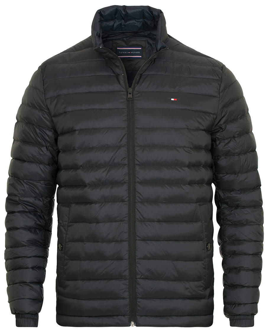 Herre | Jakker | Tommy Hilfiger | Lightweight Down Bomber Jacket Jet Black