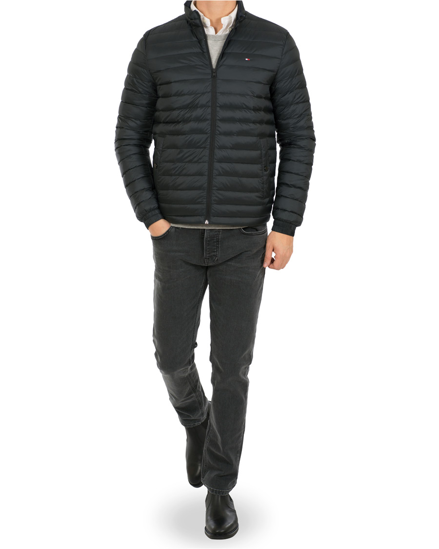 Herre | Jakker | Tommy Hilfiger | Lightweight Down Bomber Jacket Jet Black